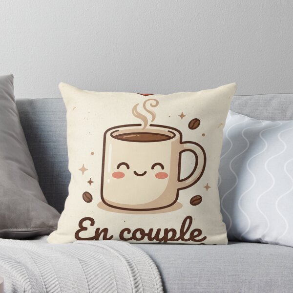 Item preview, In a Relationship With My Coffee - Kawaii Humor designed and sold by DkSpirit.