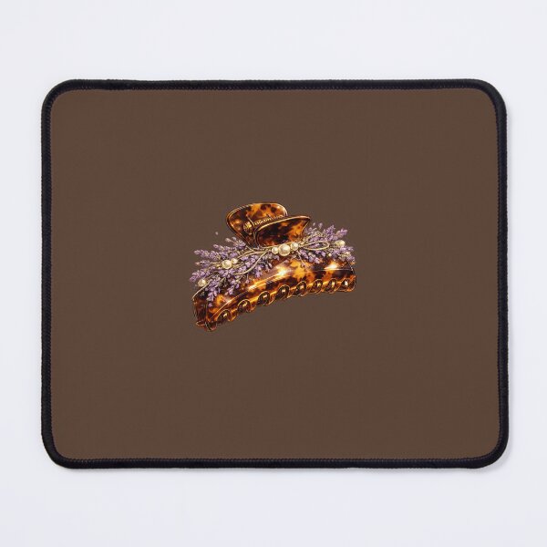 Item preview, Vintage Tortoiseshell Hair Claw Clip Sticker designed and sold by PawsAndpetalstudio.
