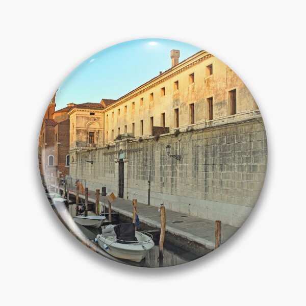 Item preview, Church of Saint James Apostle tower, canal Vena in town of Chioggia, Venetian Lagoon, Veneto, Italy designed and sold by goceris.
