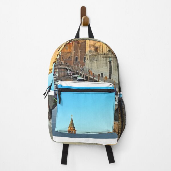 Item preview, Church of Saint James Apostle tower, canal Vena in town of Chioggia, Venetian Lagoon, Veneto, Italy designed and sold by goceris.