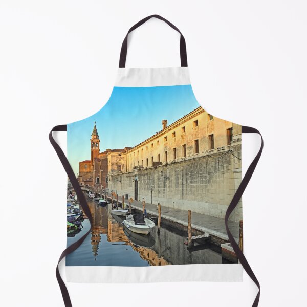 Item preview, Church of Saint James Apostle tower, canal Vena in town of Chioggia, Venetian Lagoon, Veneto, Italy designed and sold by goceris.