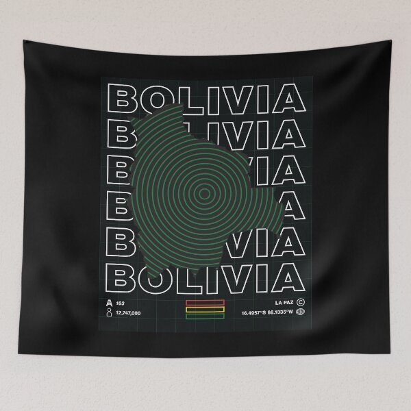 Artikelvorschau, Bolivien Minimalkarte entworfen und verkauft von Atlas-Array.