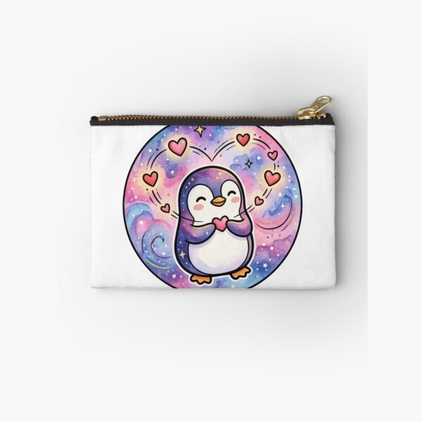 Item preview, Love Penguin | Cute Kawaii Galaxy Hearts | Romantic Gift for Couples designed and sold by Cosmic Doodle Co..