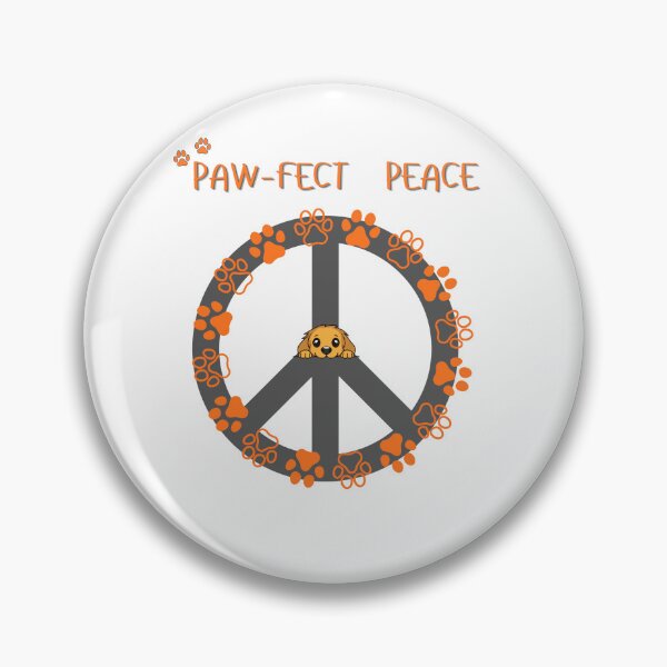 Item preview, Puppy Peace designed and sold by The Golden Thread Co..