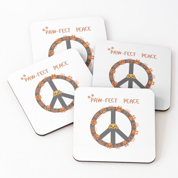 Item preview, Puppy Peace designed and sold by The Golden Thread Co..