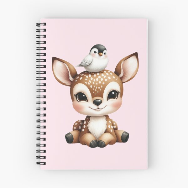 Item preview, Sweet  Baby Fawn Deer and Bird designed and sold by VibeShift Studio.