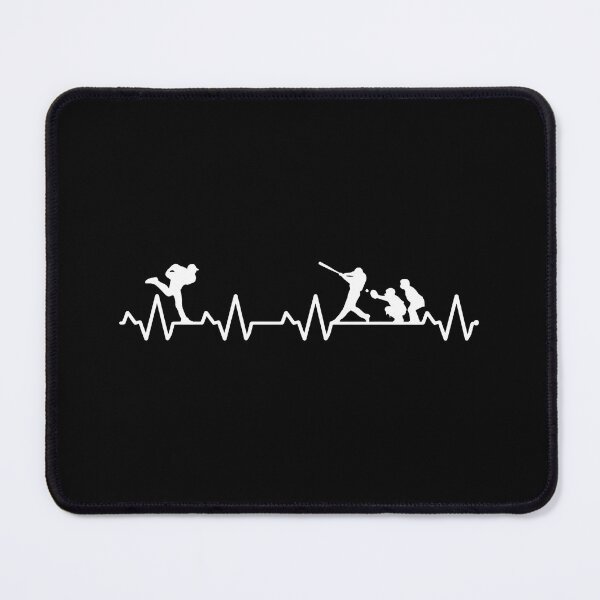 Item preview, Baseball Pitcher EKG heartrate heartbeat line Baseball Pitcher Baseball Saying designed and sold by GiaoCalonas.