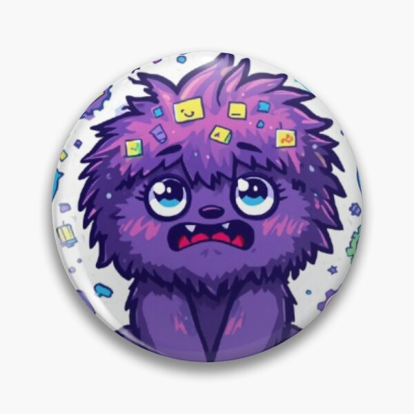 Item preview, Overthinking Monster Sticker | Cute Anxious Monster Kawaii Design designed and sold by Stylestickers55.