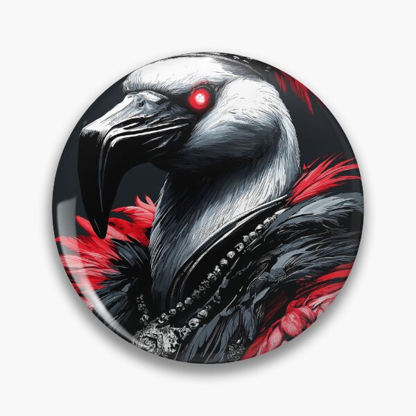 Item preview, Flamingo Crimson Warrior Crowned Red Feather Royal designed and sold by earlobejerk.