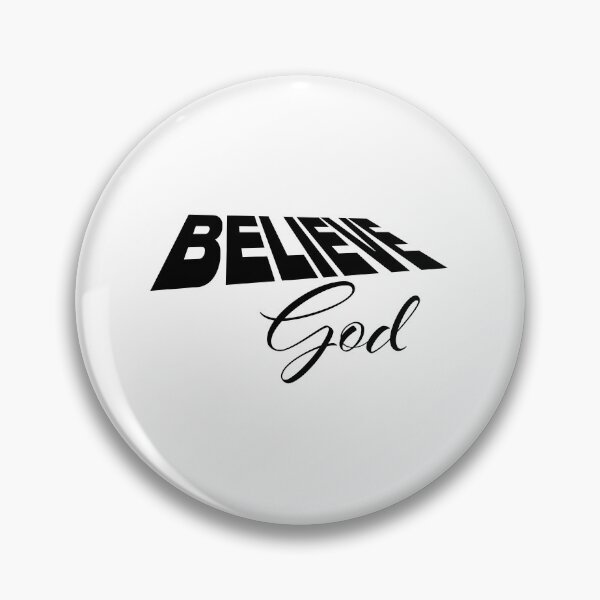 Item preview, Believe God – Christian Faith Typography T-Shirt Design designed and sold by CrossCrafted.