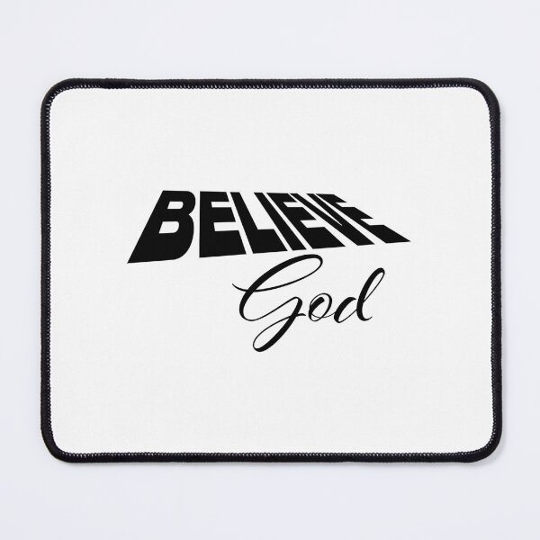 Item preview, Believe God – Christian Faith Typography T-Shirt Design designed and sold by CrossCrafted.