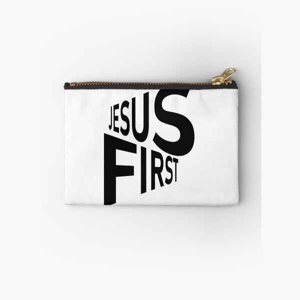 Item preview, First Jesus – Christian Faith Typography T-Shirt Design designed and sold by CrossCrafted.