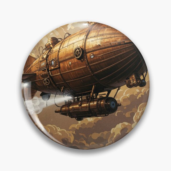 Item preview, Steampunk Airship - Odyssey in the golden skies designed and sold by NeyhineAngelionShop.