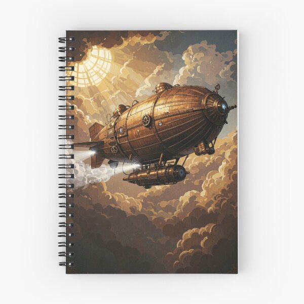 Item preview, Steampunk Airship - Odyssey in the golden skies designed and sold by NeyhineAngelionShop.