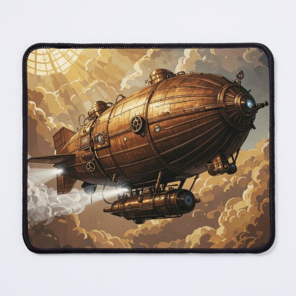Item preview, Steampunk Airship - Odyssey in the golden skies designed and sold by NeyhineAngelionShop.