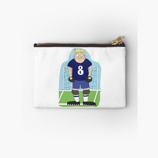 Item preview, Funny Goalkeeper Sticker | Relatable Soccer Imposter Syndrome Cartoon designed and sold by MyxaART.