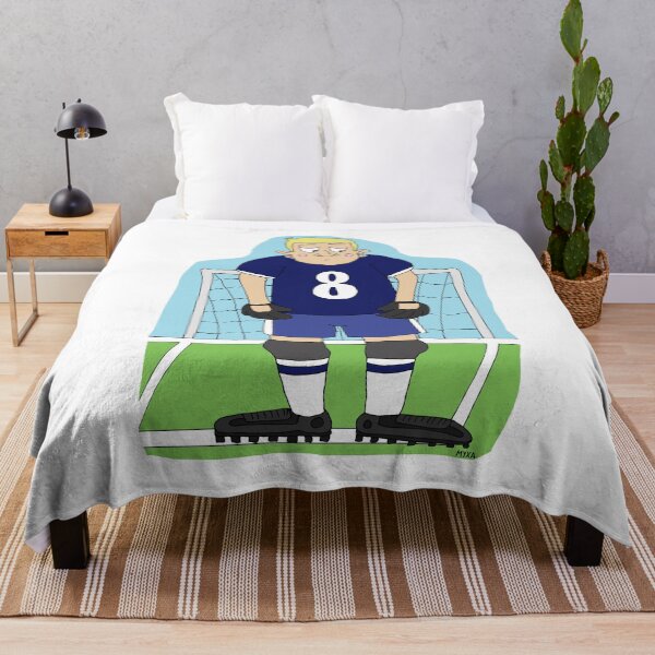 Item preview, Funny Goalkeeper Sticker | Relatable Soccer Imposter Syndrome Cartoon designed and sold by MyxaART.