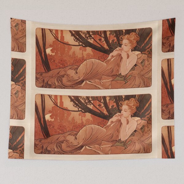 Item preview, Reclining Woman at Dusk Sunset designed and sold by artofuniverse.