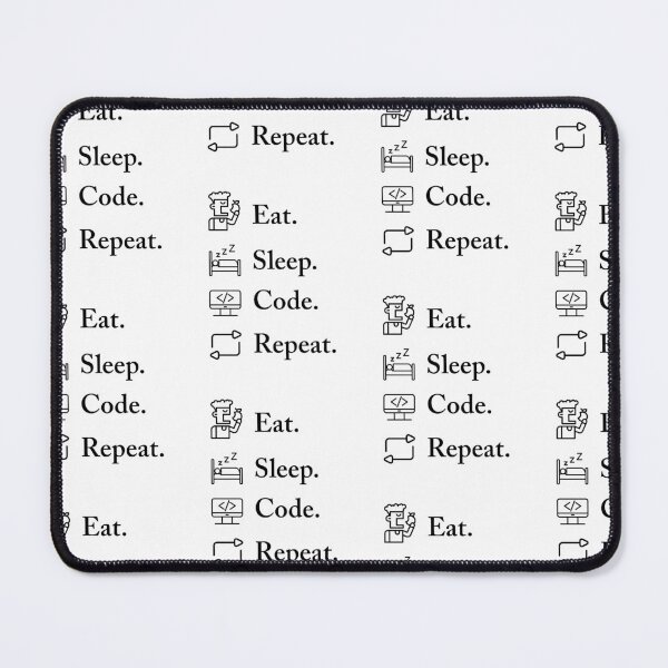 Item preview, Eat Sleep Code Repeat Funny Programmer Coding Grunge Design designed and sold by Akkhay.