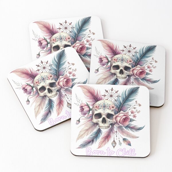 Item preview, Born to Chill Boho Skull designed and sold by Ginetta0815.