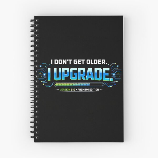 Item preview, I Don't Get Older, I Upgrade | Funny Birthday Gamer Typography T-Shirt designed and sold by rushaib.