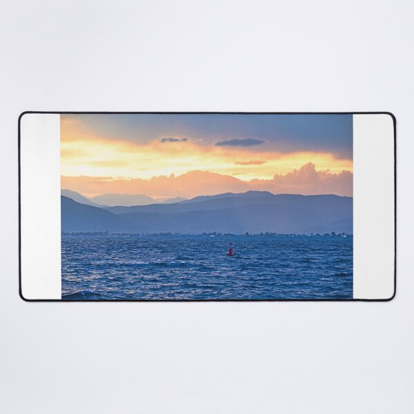 Item preview, Sunset over mountain and sea,landscape, Nafplio, Greece designed and sold by goceris.