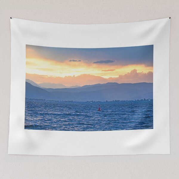 Item preview, Sunset over mountain and sea,landscape, Nafplio, Greece designed and sold by goceris.