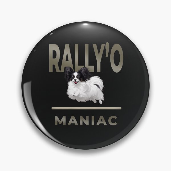 Item preview, Rally’O Maniac – Papillon Rally Obedience Premium Design designed and sold by PapillonArtStudio.