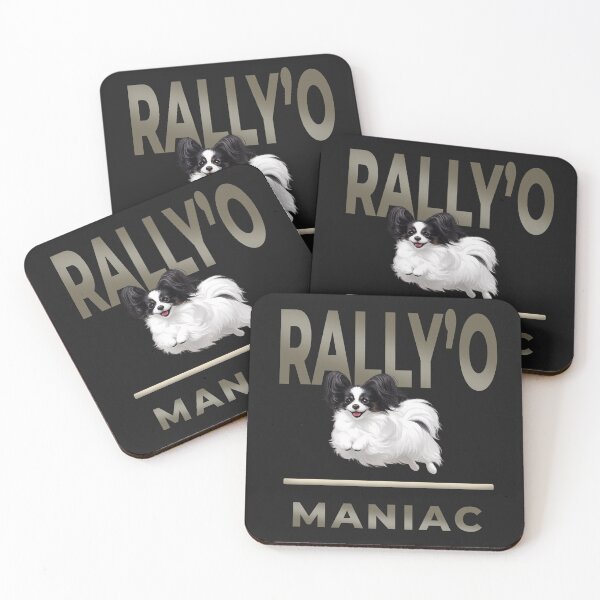 Item preview, Rally’O Maniac – Papillon Rally Obedience Premium Design designed and sold by PapillonArtStudio.
