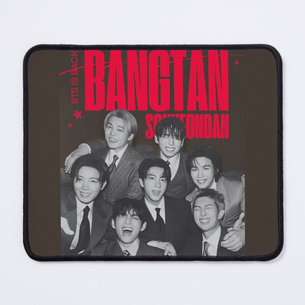 Item preview, bts is back bangtan red black retro aesthetic designed and sold by gibbianne.