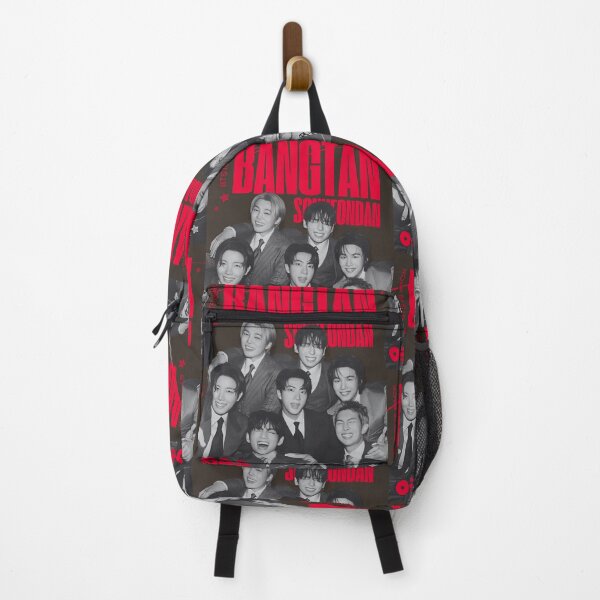 Item preview, bts is back bangtan red black retro aesthetic designed and sold by gibbianne.