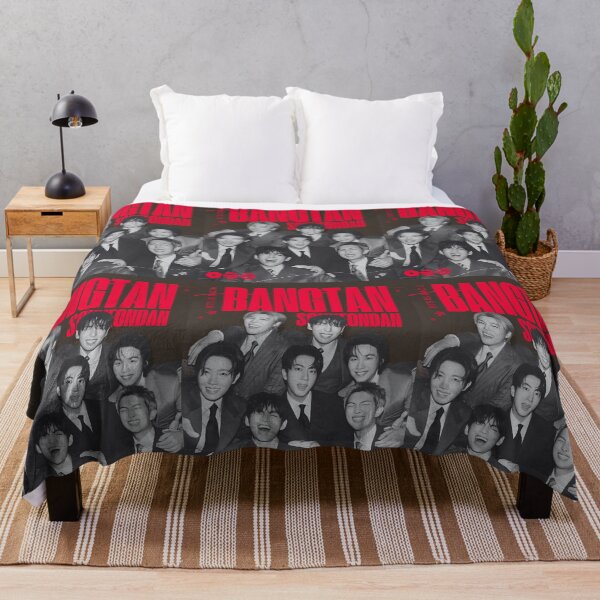 Item preview, bts is back bangtan red black retro aesthetic designed and sold by gibbianne.
