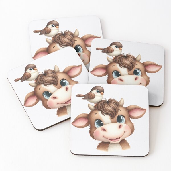 Item preview, Cute Baby Cow Calf  designed and sold by VibeShift Studio.