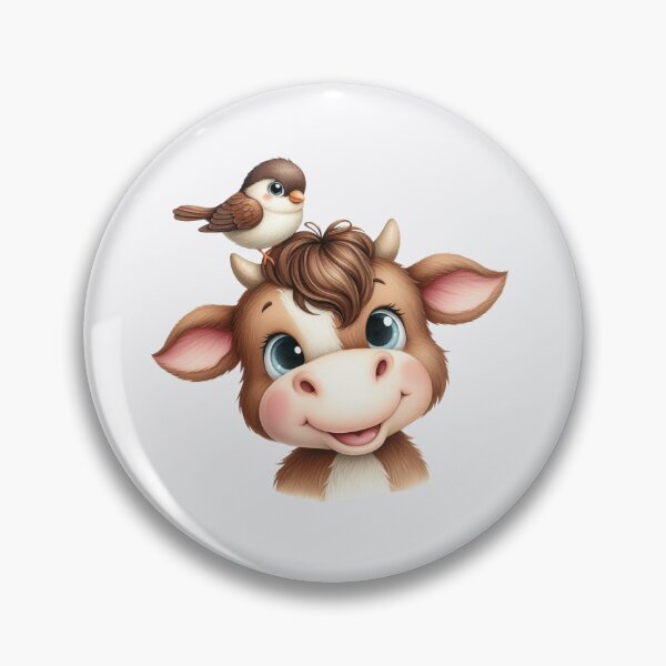 Item preview, Cute Baby Cow Calf  designed and sold by VibeShift Studio.