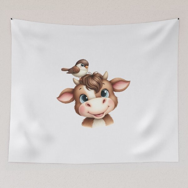 Item preview, Cute Baby Cow Calf  designed and sold by VibeShift Studio.