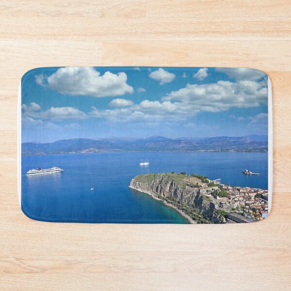 Item preview, Old town Nafplio, aerial view, Peloponnese, Greece, summer season designed and sold by goceris.