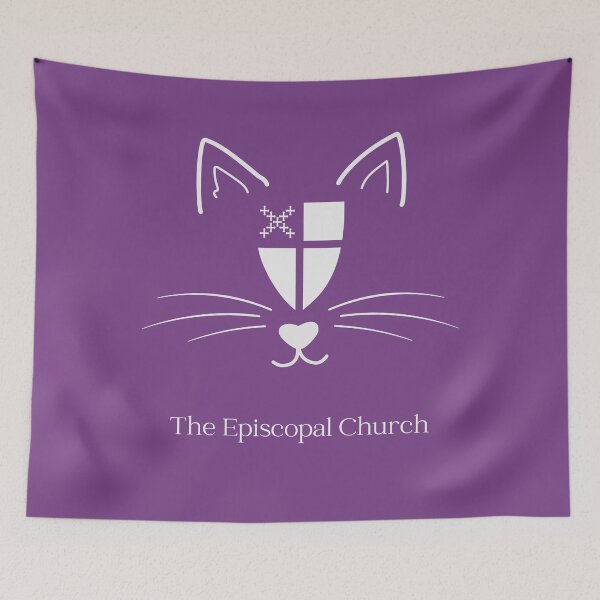 Item preview, Episcopal Church Shield - Cat designed and sold by Canterbury Episcopal Campus Ministry at Texas Tech University .