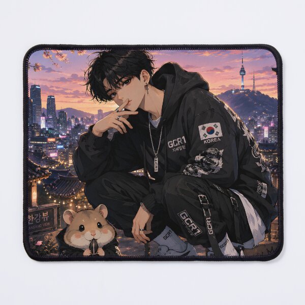 Item preview, GCR1 Seoul Dreams | Anime Streetwear & Kawaii Hamster designed and sold by GCR1.