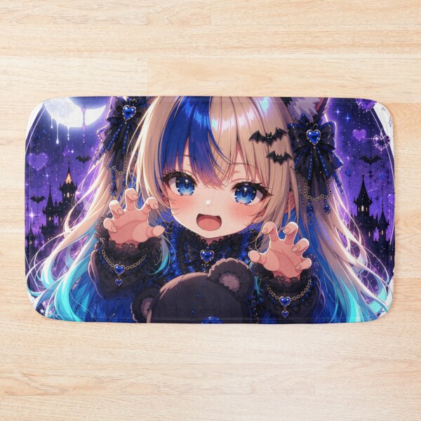 Item preview, Rawr! – Cute Gothic Neko Girl Aelyra Dark Teddy Bear designed and sold by Revyra Design .