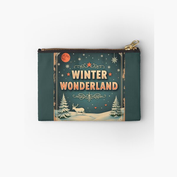 Item preview, Christmas Winter Wonderland With Reindeer And Snow designed and sold by GaffaDesigns.