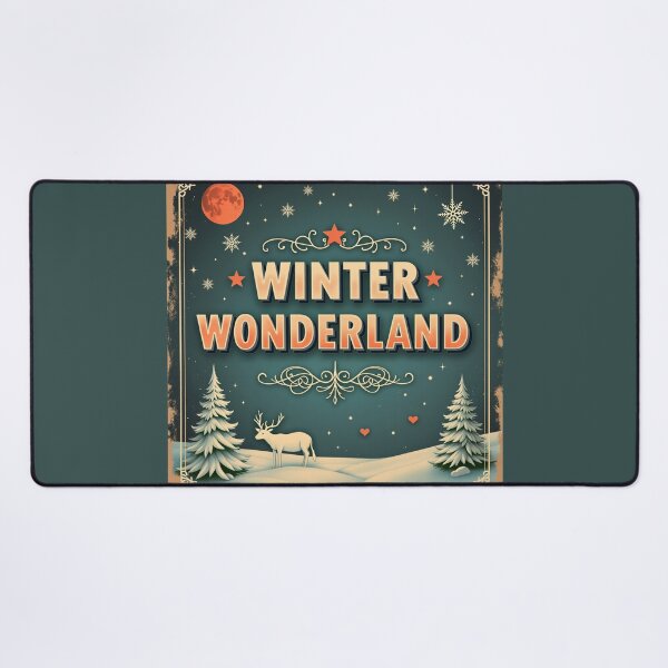 Item preview, Christmas Winter Wonderland With Reindeer And Snow designed and sold by GaffaDesigns.