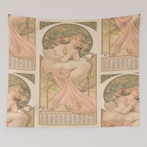 Item preview, Dreaming Woman Reading Among Autumn Leaves designed and sold by artofuniverse.