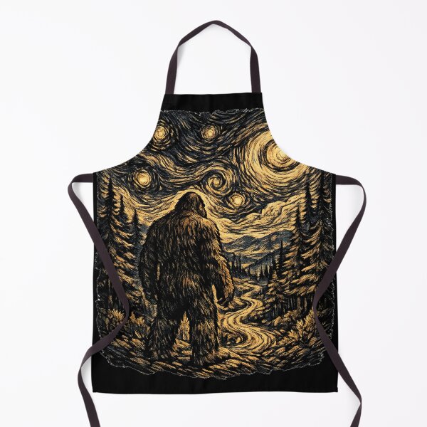 Item preview, Bigfoot Under a Starry Night designed and sold by AIEverything.