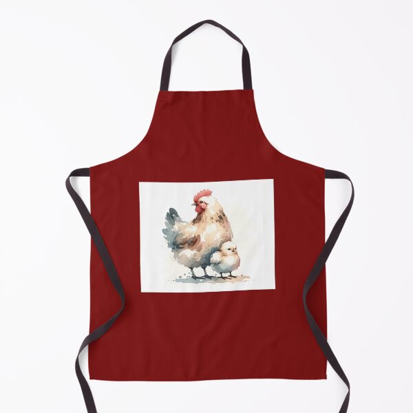 Item preview, hen and her chick designed and sold by cathygwen.