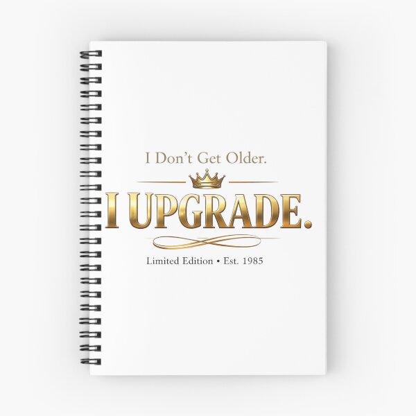 Item preview, I Don't Get Older, I Upgrade | Funny Birthday Gamer Typography T-Shirt designed and sold by rushaib.