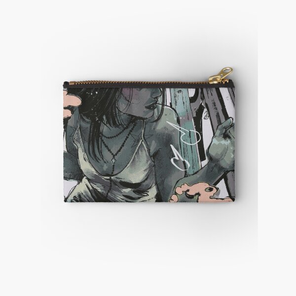 Item preview, Edgy Alt Girl Pink Smoke Grunge Comic Art designed and sold by LaureBouchard.