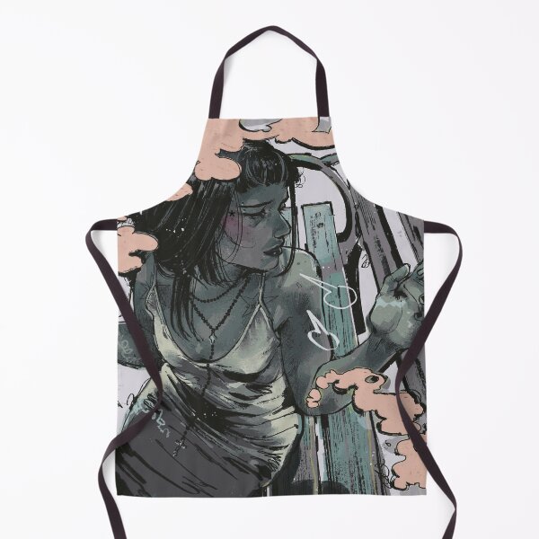Item preview, Edgy Alt Girl Pink Smoke Grunge Comic Art designed and sold by LaureBouchard.