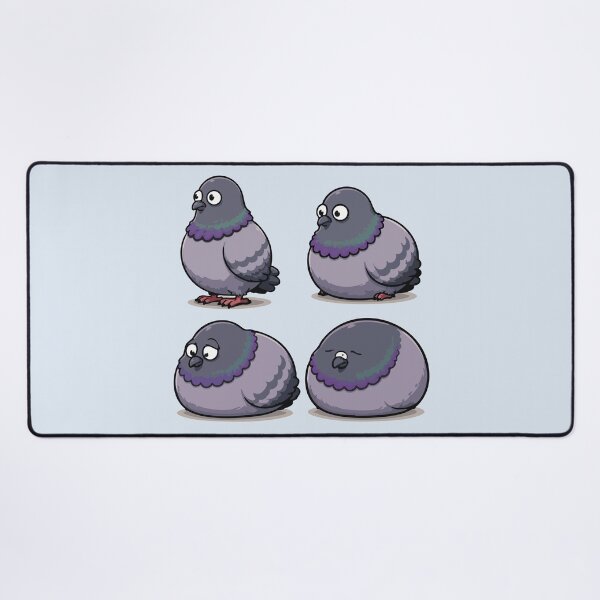 Item preview, Cute Pigeon Expression Sheet Funny Bird Sticker Character Design designed and sold by SimplePoDesign.
