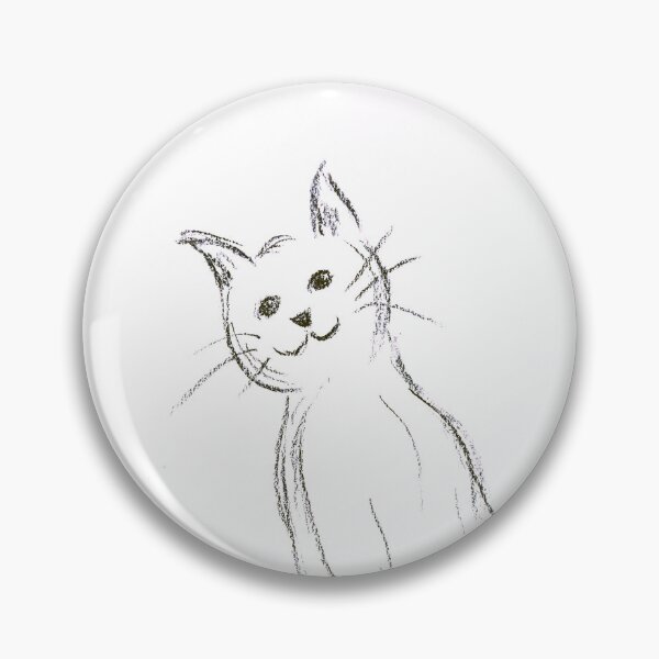 Item preview, Cat Line Drawing Sketch  designed and sold by JHadfieldArt.