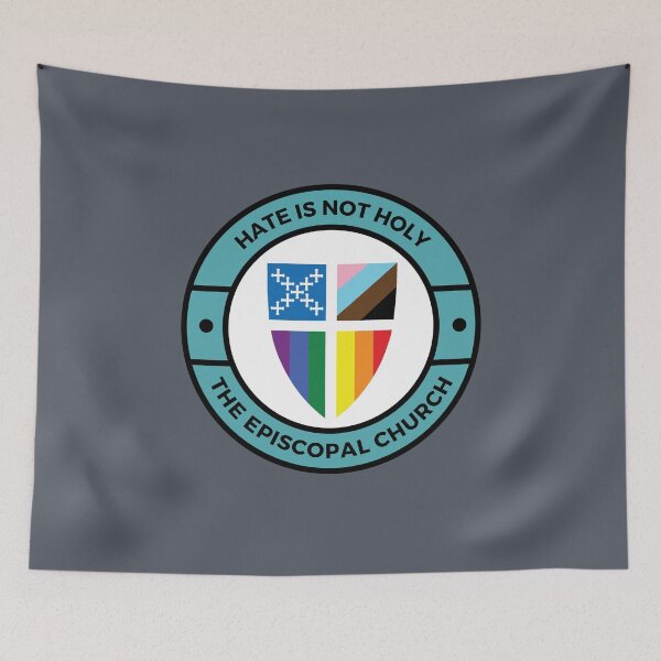 Item preview, Hate is not holy designed and sold by Canterbury Episcopal Campus Ministry at Texas Tech University .